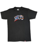 T-Shirt: MC5 Black Logo w/ Red Hem Tag (UPGRADED!)