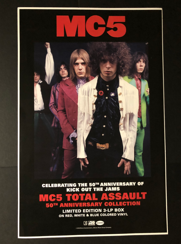MC5 Total Assault 50th Anniversary Double-Sided Poster