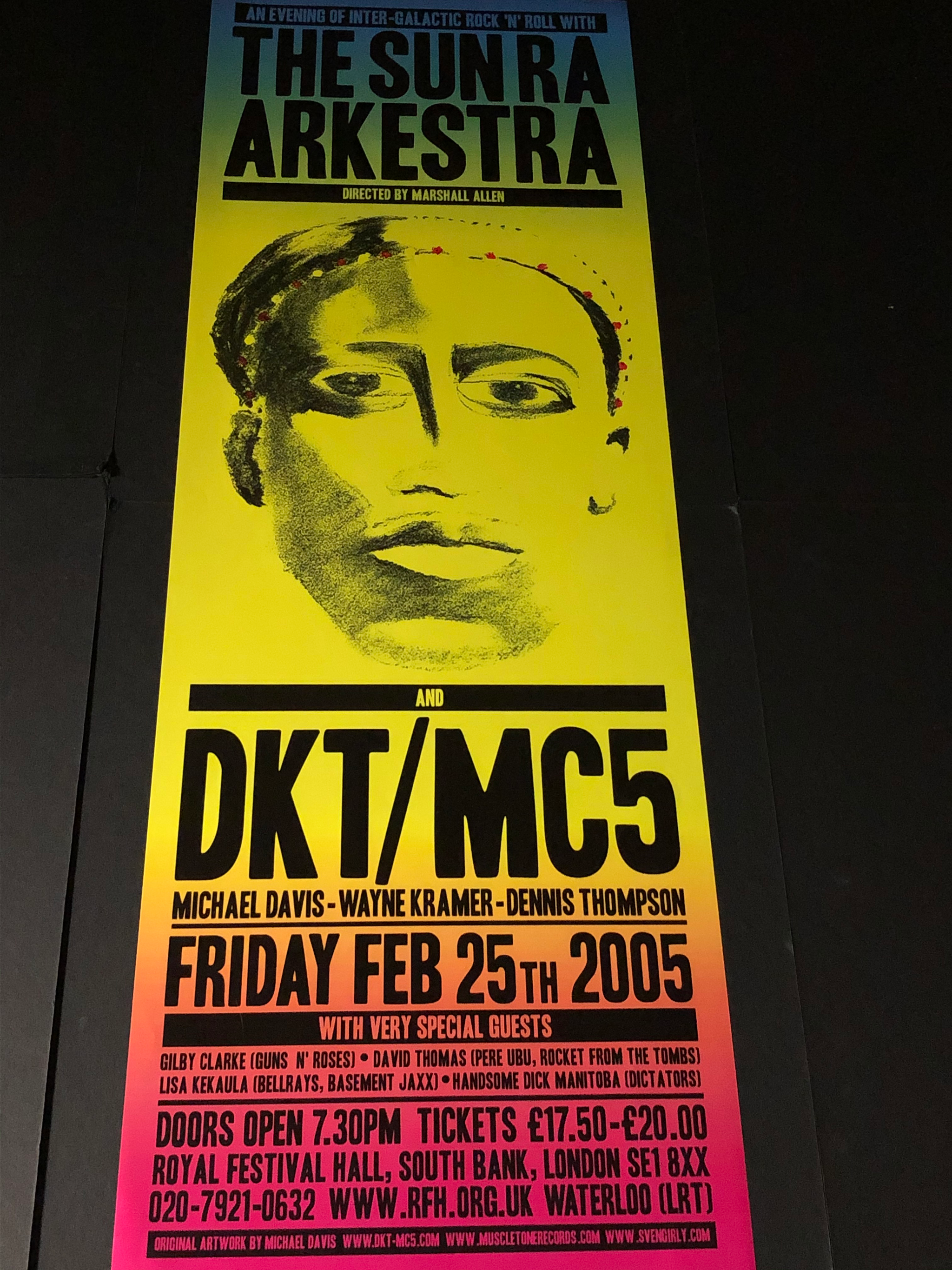 Poster - The Sun Ra Arkestra & MC5's Poster - The Sun Ra Arkestra & MC5's