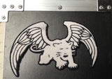 white panther winged panther mc5 chenille patch