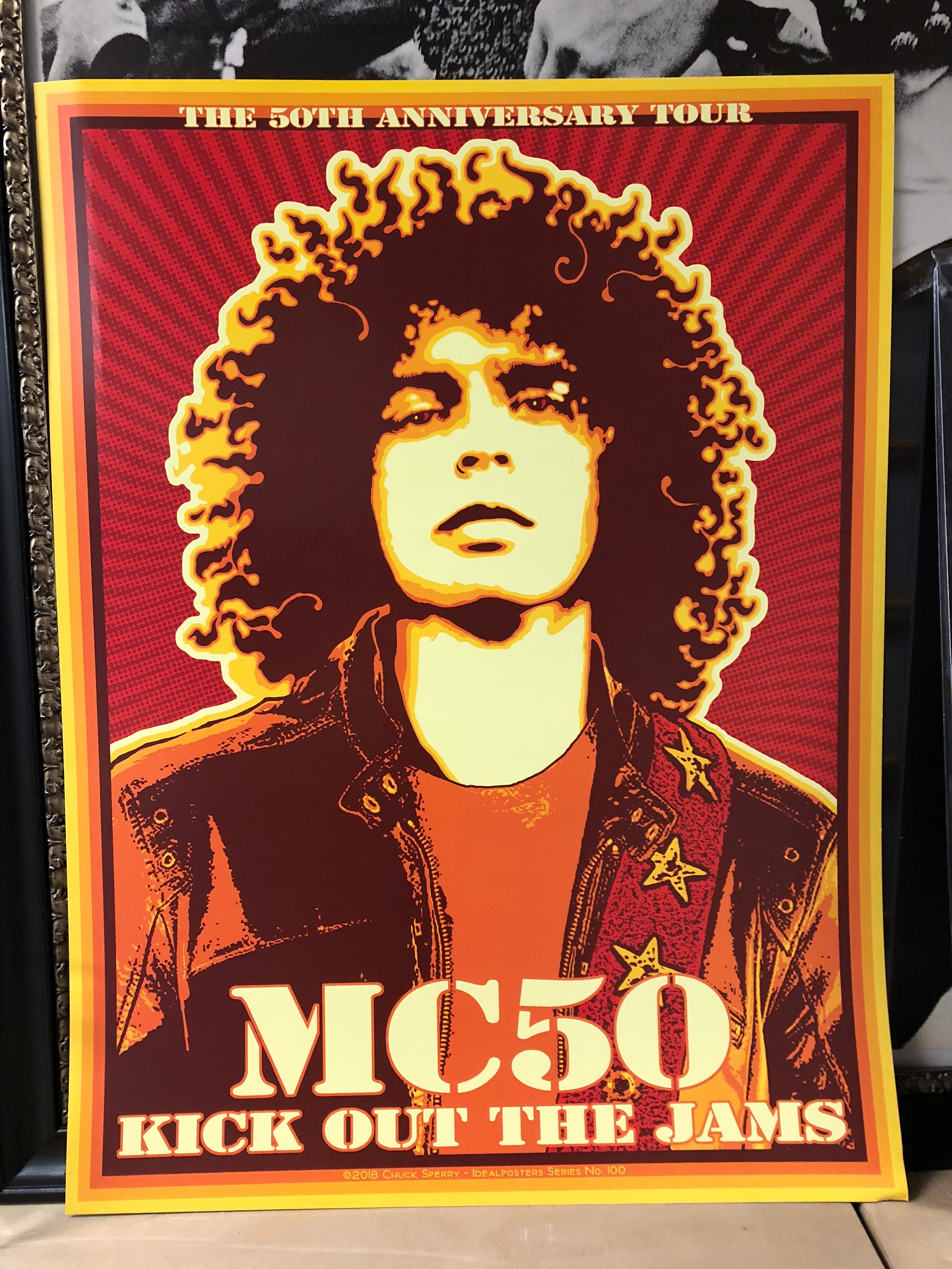 COUNTDOWN TEH 21st CENTURY　ピンバッジ Signed Poster - MC50th Official Tour Poster by Chuck Sperry